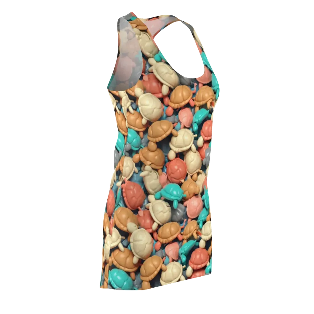 Turtle Taffy on Racerback Dress — Front Side