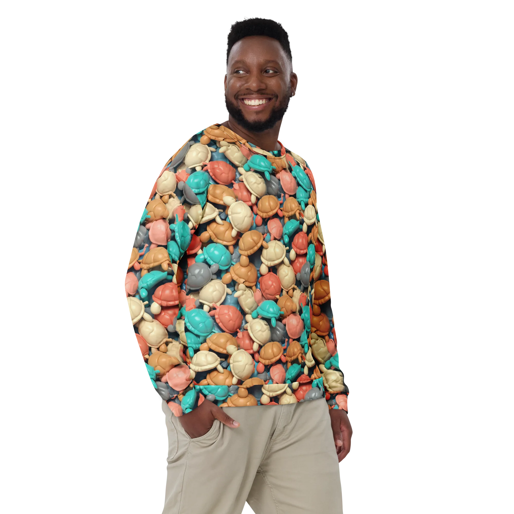 Turtle Taffy on Sweatshirt — Front