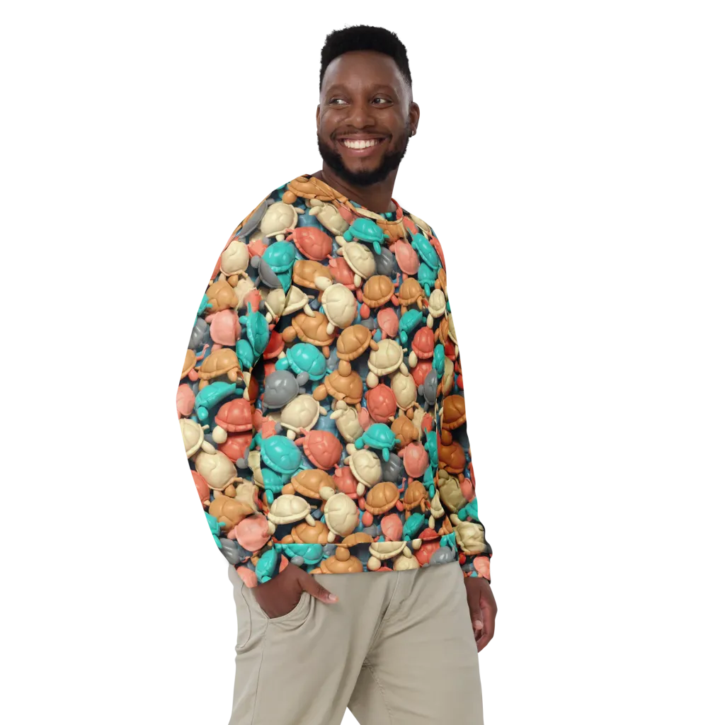 Turtle Taffy on Sweatshirt — Front
