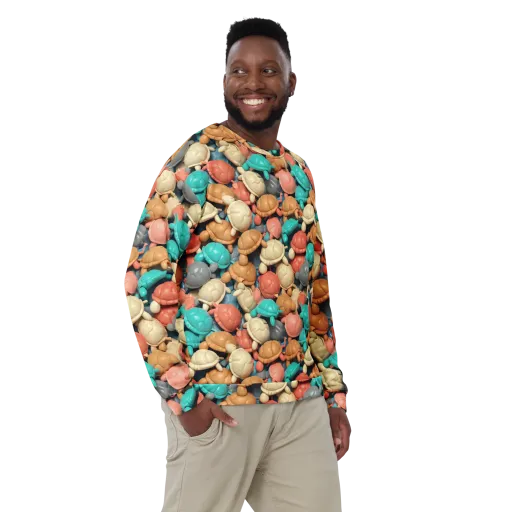 Turtle Taffy on a Sweatshirt