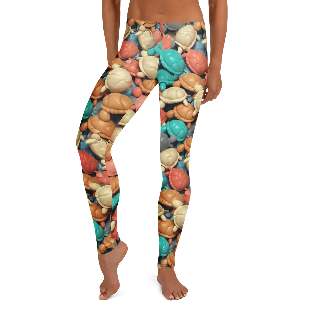 Turtle Taffy on Leggings — Front