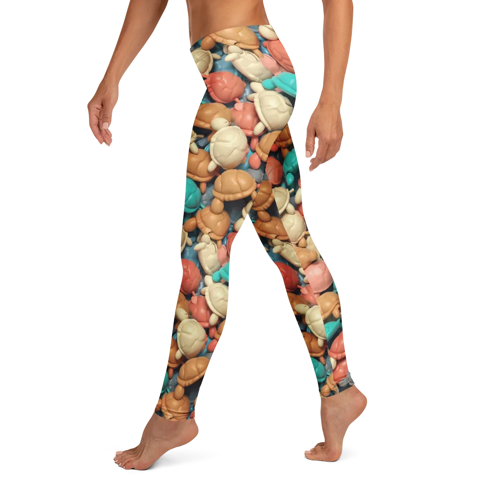 Turtle Taffy on Leggings — Left