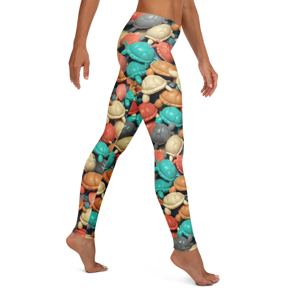 Turtle Taffy on Leggings — Right