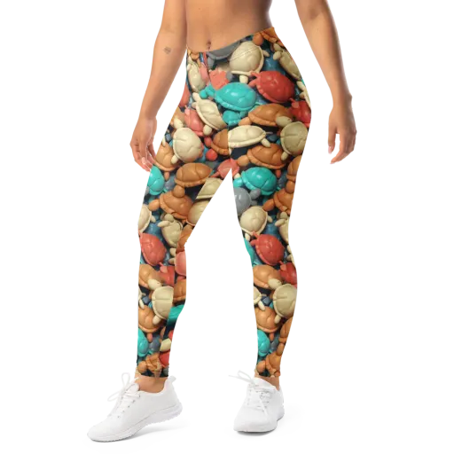 Turtle Taffy on a Leggings