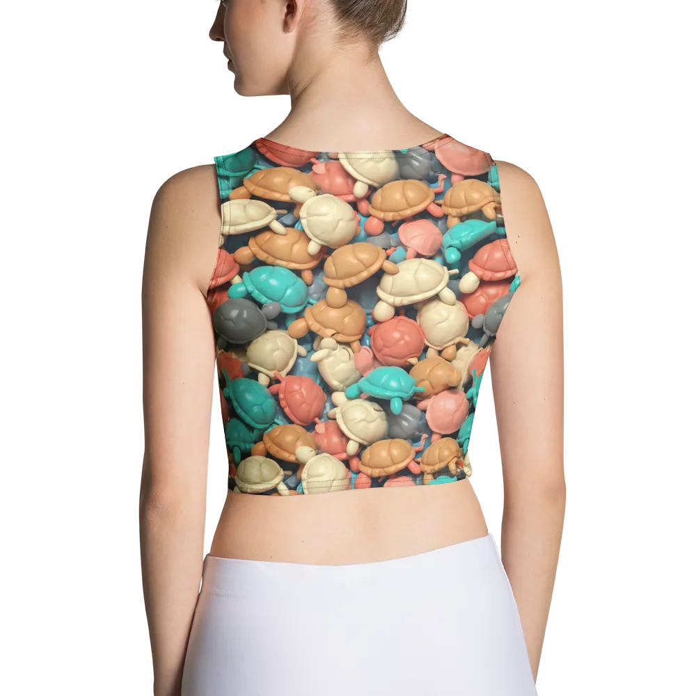 Turtle Taffy on Crop Top — Back