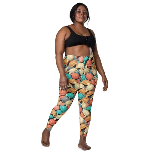 Turtle Taffy on a Leggings with Pockets