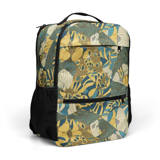 Gilded Monstera on a Utility Backpack