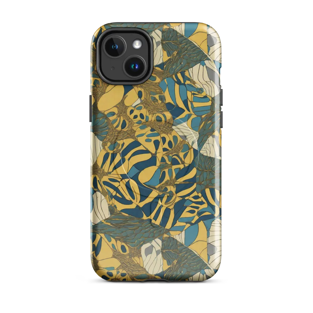 Gilded Monstera on MagSafe Tough Case for iPhone® — Front