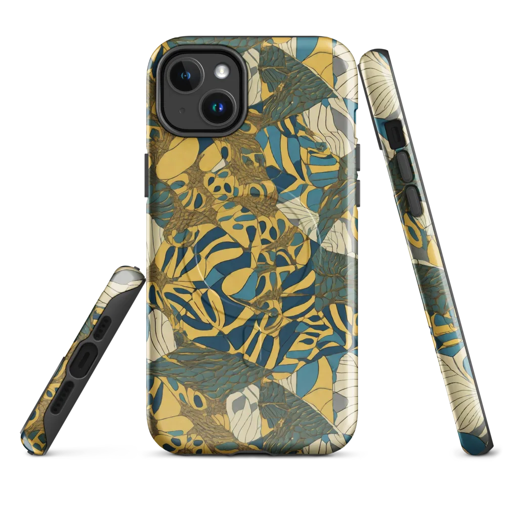 Gilded Monstera on MagSafe Tough Case for iPhone® — Front