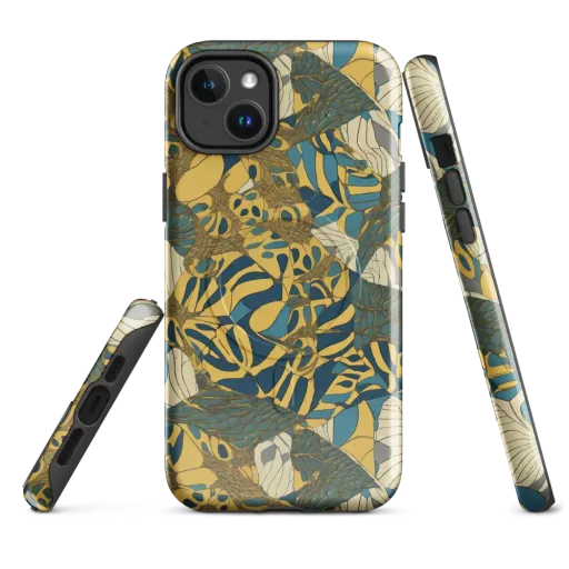 Gilded Monstera on a MagSafe Tough Case for iPhone®