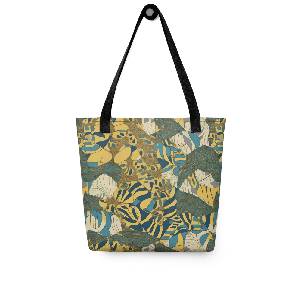 Gilded Monstera on Tote Bag — Front