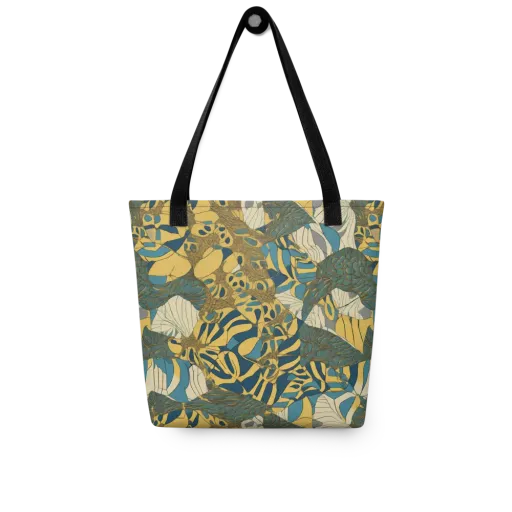 Gilded Monstera on a Tote Bag