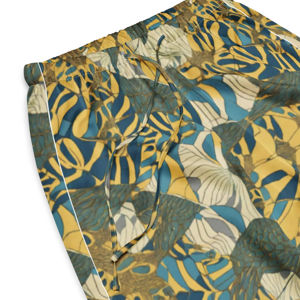 Gilded Monstera on Women's Pajama Pants — Product details