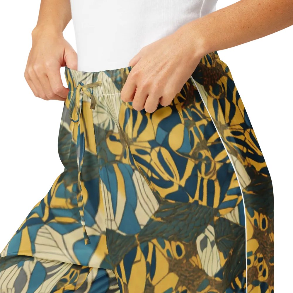 Gilded Monstera on Women's Pajama Pants — Product details