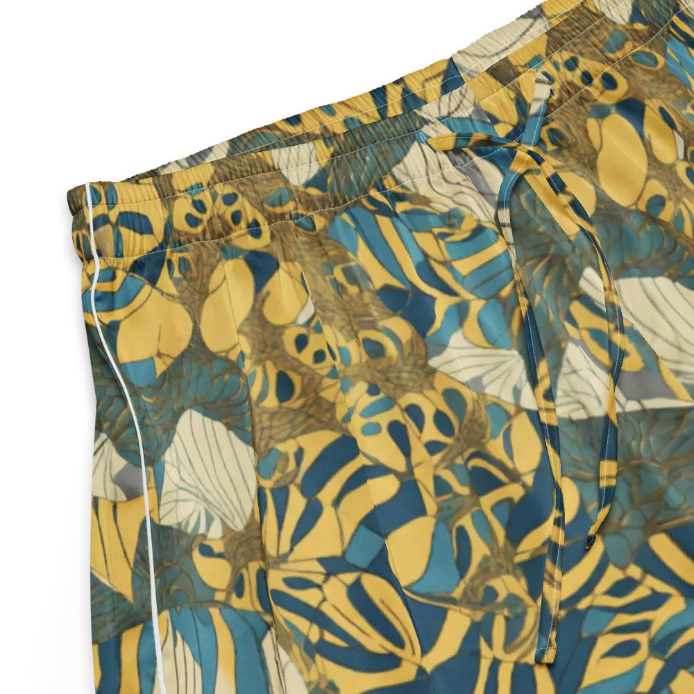 Gilded Monstera on Women's Pajama Shorts — Product details