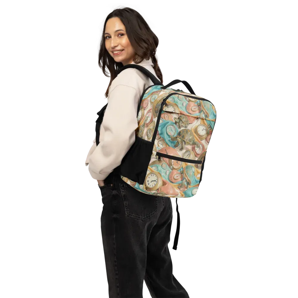 Tortoise O’clock on Utility Backpack — Back
