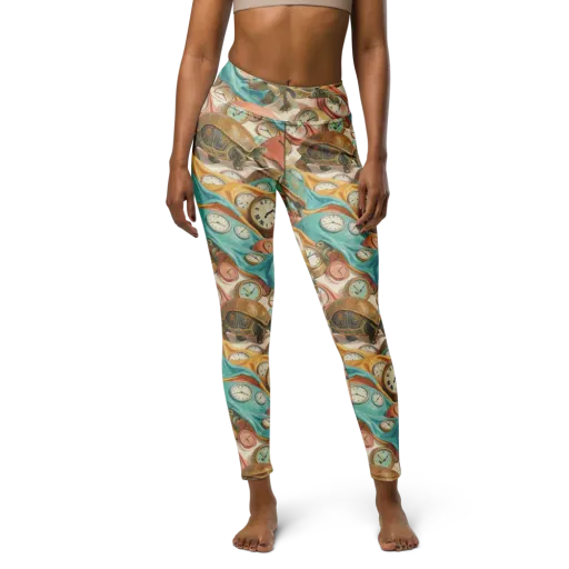Tortoise O’clock on a Yoga Leggings