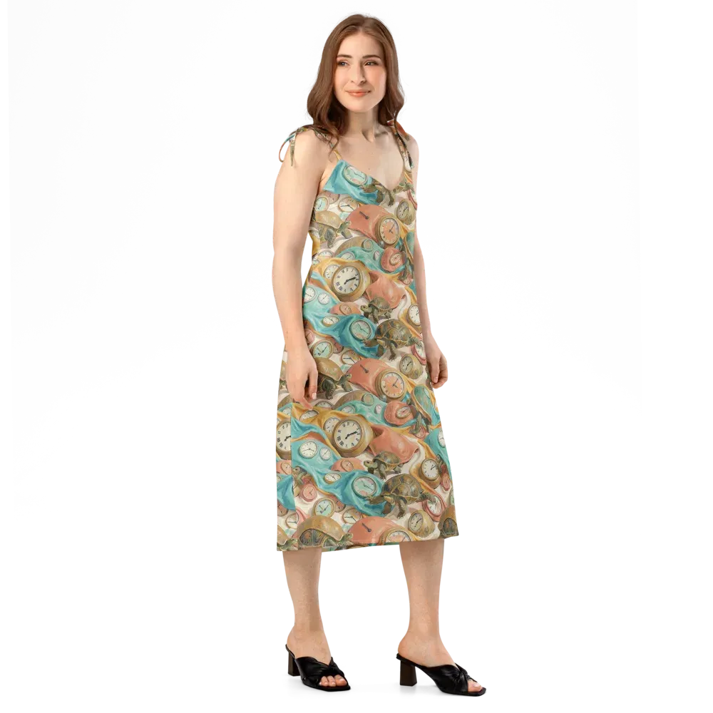 Tortoise O’clock on Slip Dress — Right Front