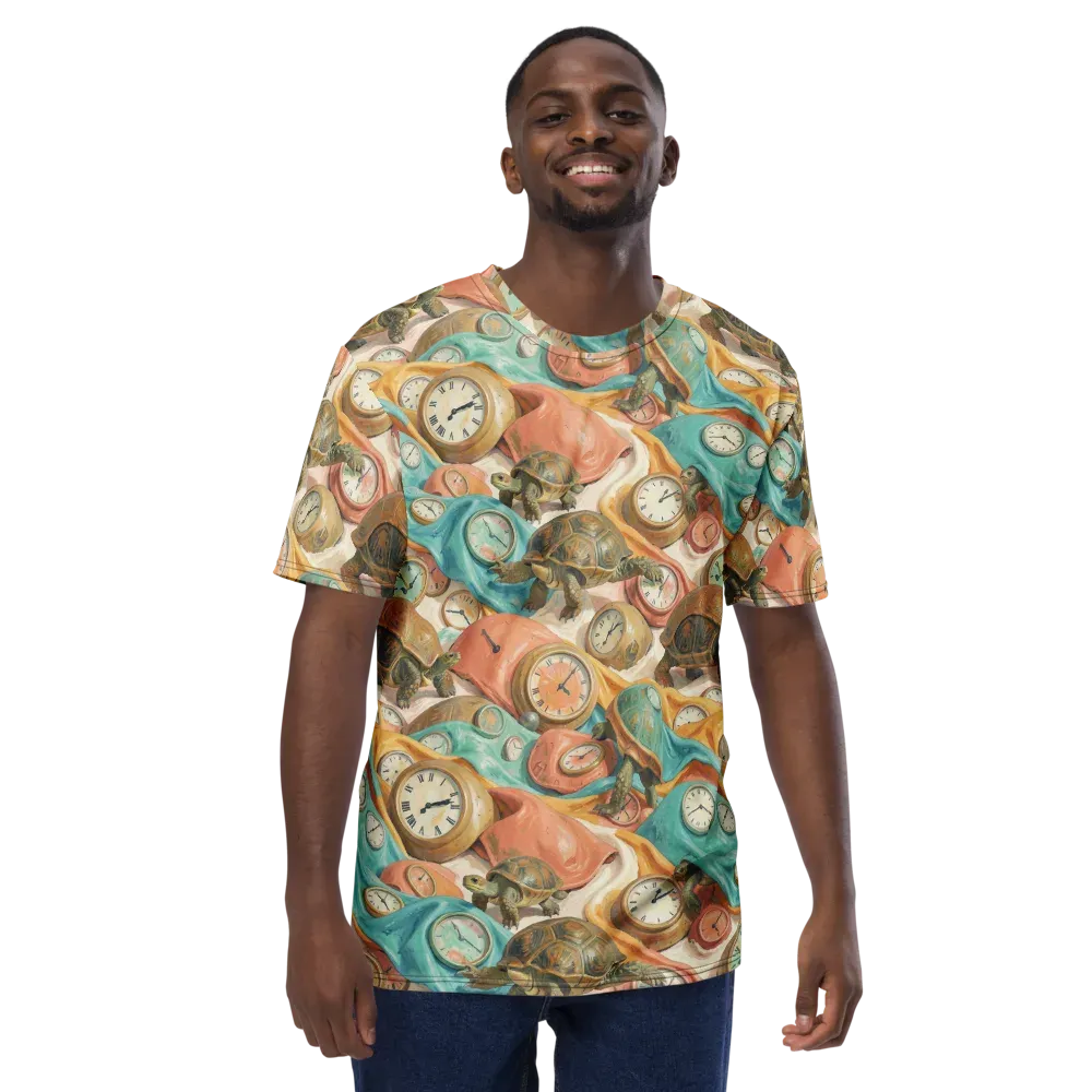 Tortoise O’clock on Men's Crew Neck T-Shirt — Front
