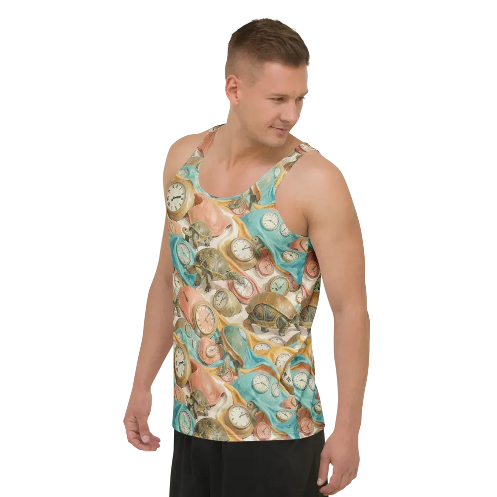 Tortoise O’clock on Men's Tank Top — Left Front