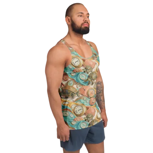 Tortoise O’clock on a Men's Tank Top