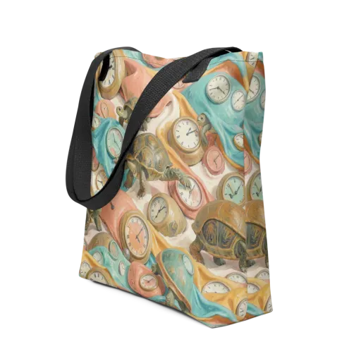 Tortoise O’clock on a Tote Bag