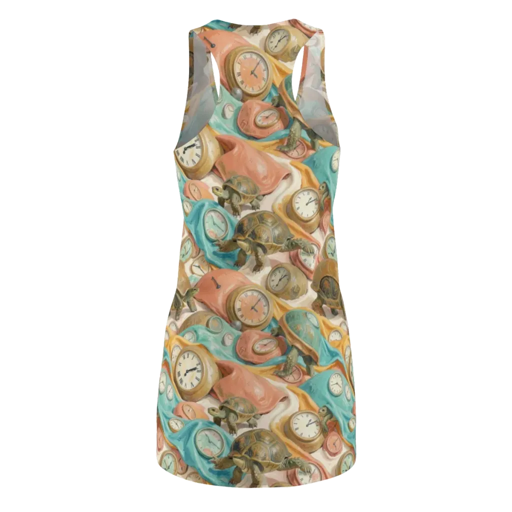 Tortoise O’clock on Racerback Dress — Back