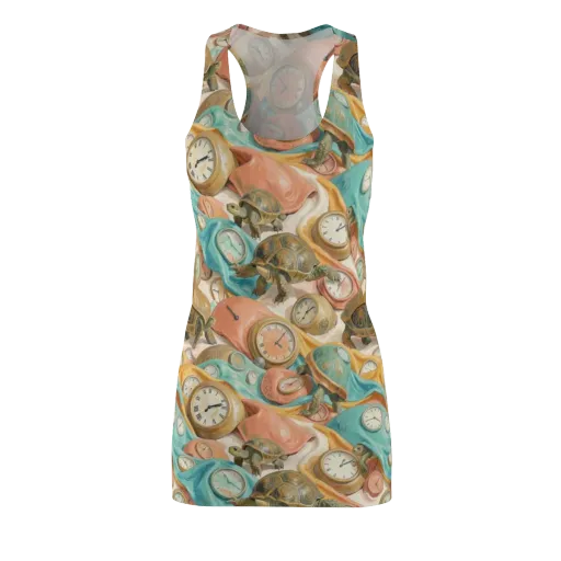 Tortoise O’clock on a Racerback Dress