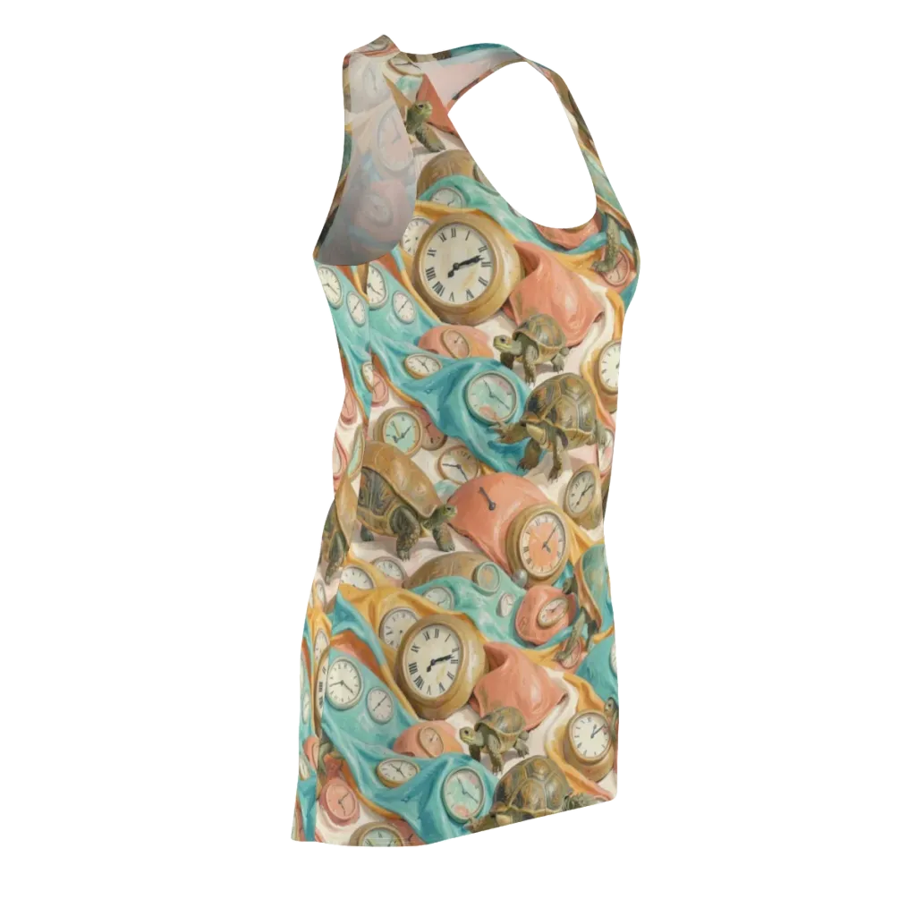 Tortoise O’clock on Racerback Dress — Front Side