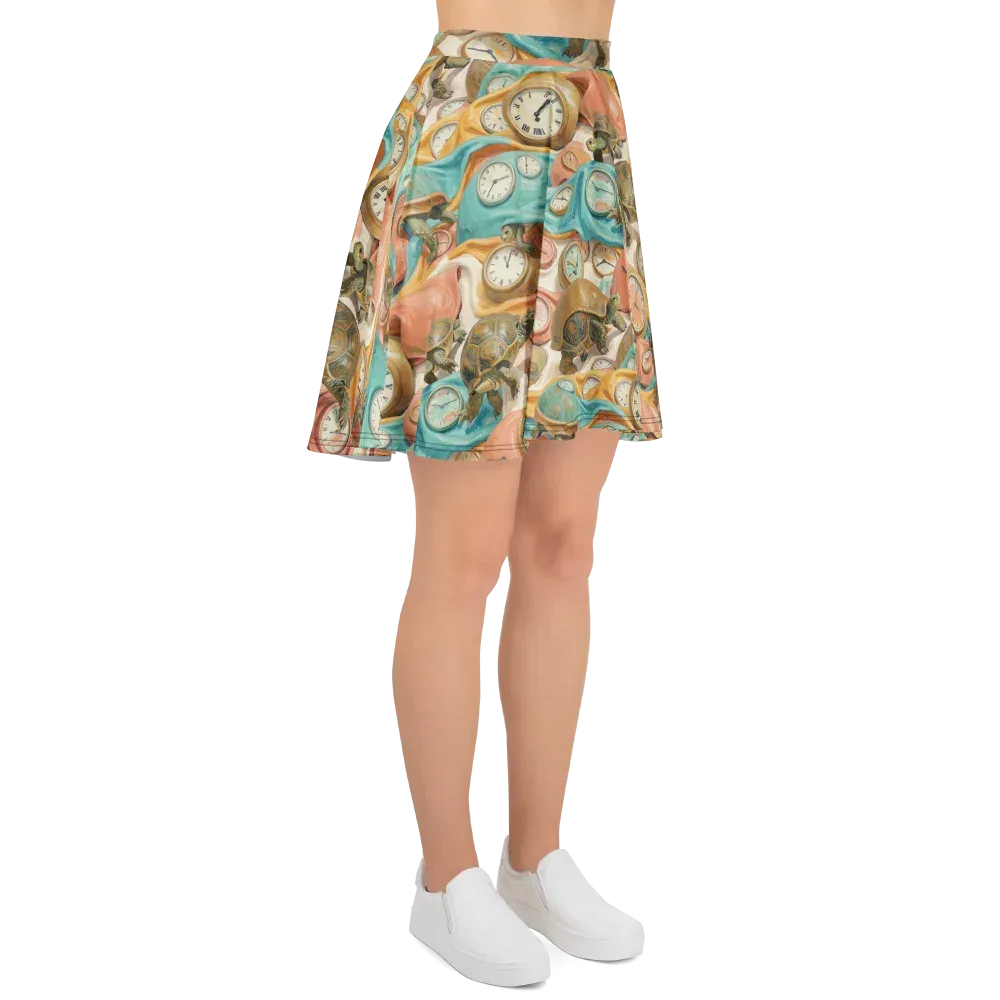 Tortoise O’clock on Skater Skirt — Right