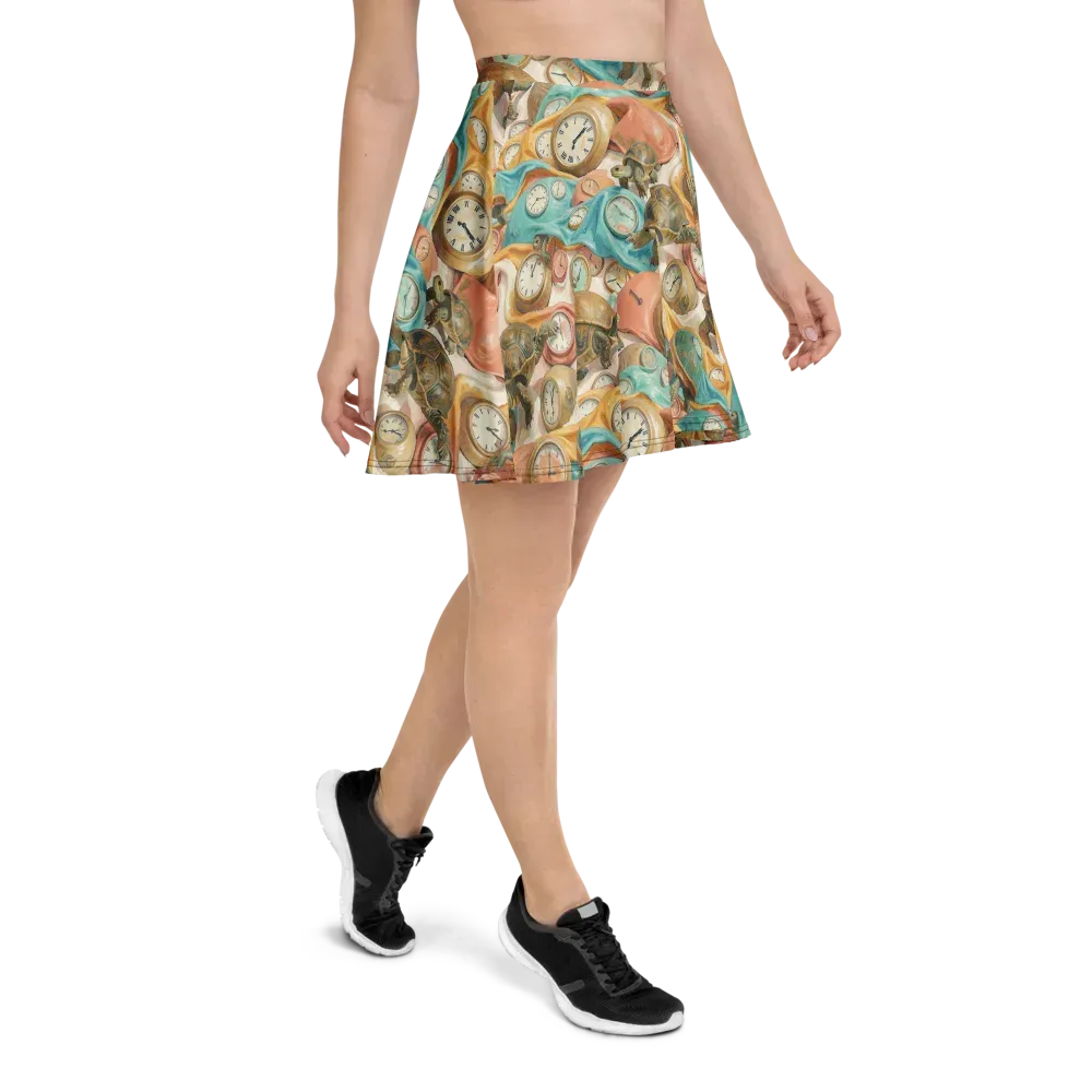 Tortoise O’clock on Skater Skirt — Right