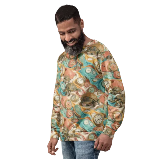 Tortoise O’clock on a Sweatshirt