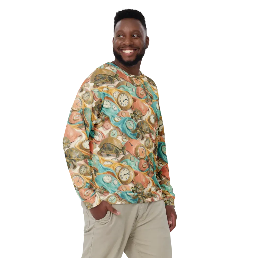 Tortoise O’clock on Sweatshirt — Front