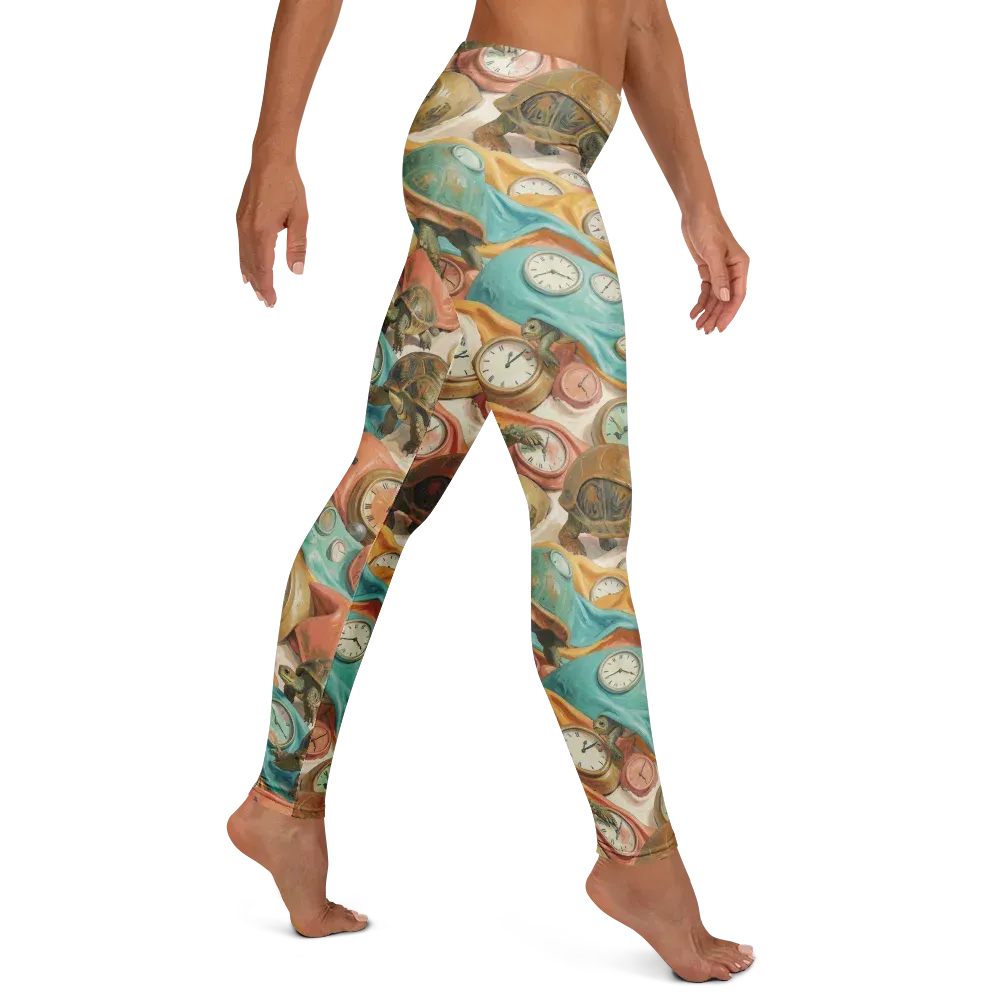 Tortoise O’clock on Leggings — Right