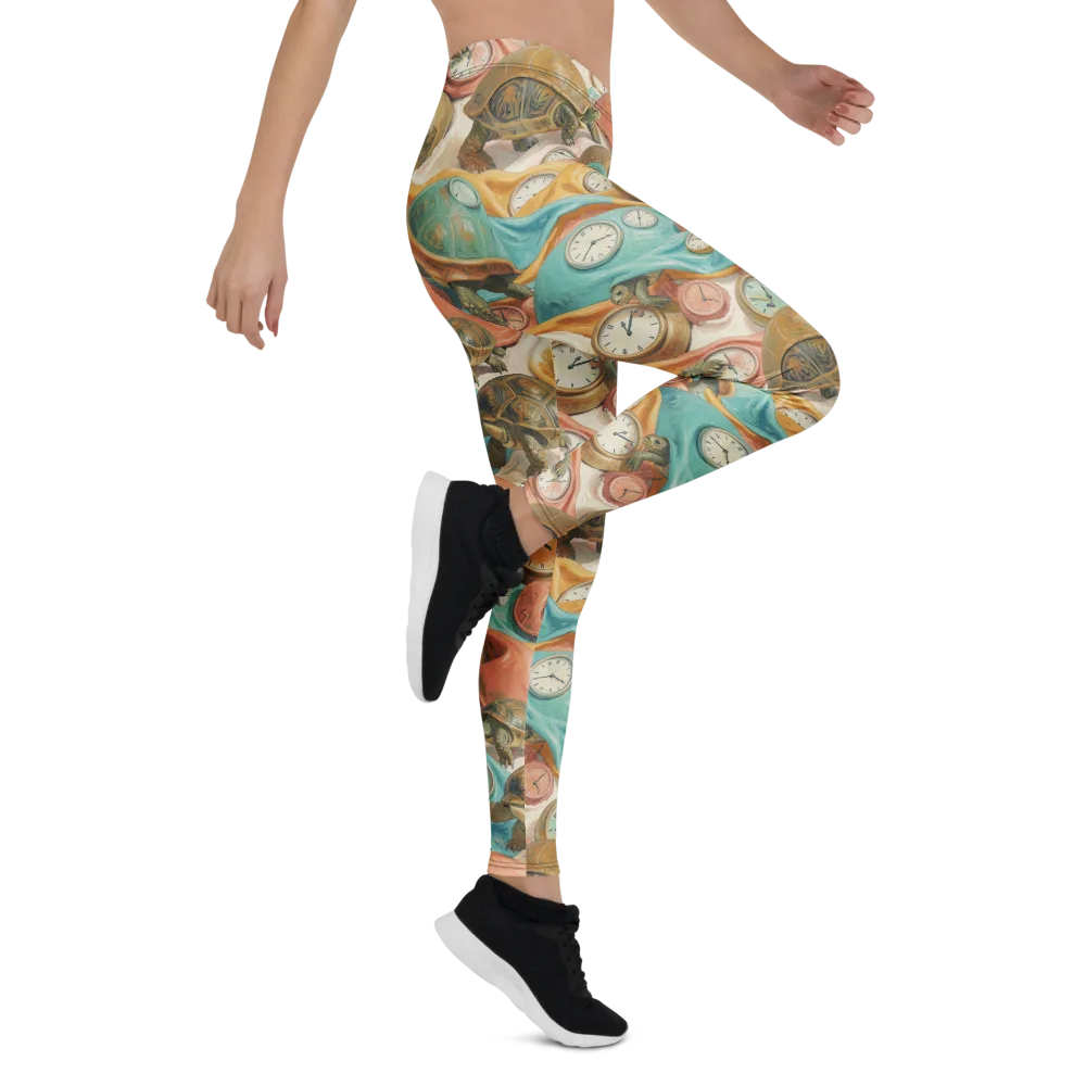 Tortoise O’clock on Leggings — Right