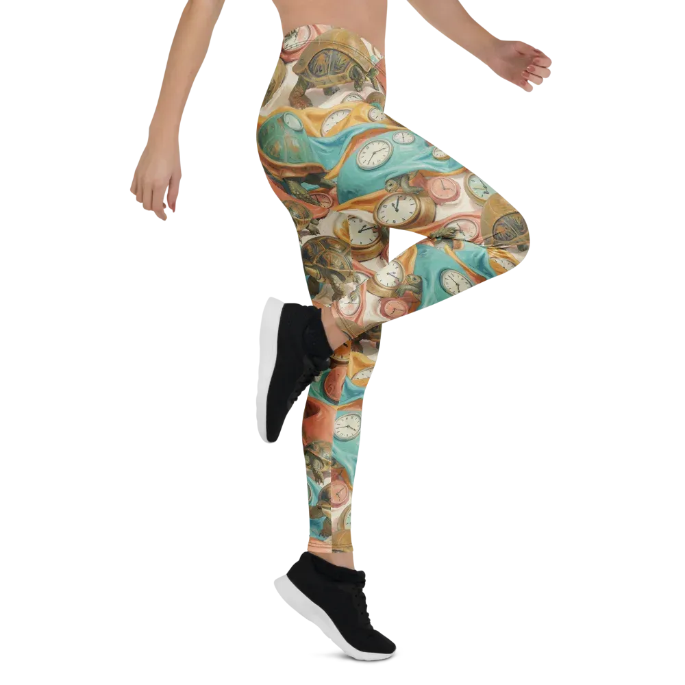 Tortoise O’clock on Leggings — Right