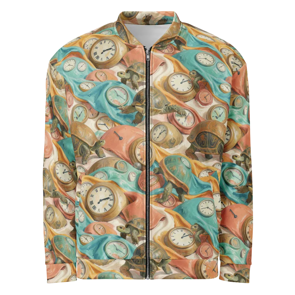 Tortoise O’clock on Bomber Jacket — Front