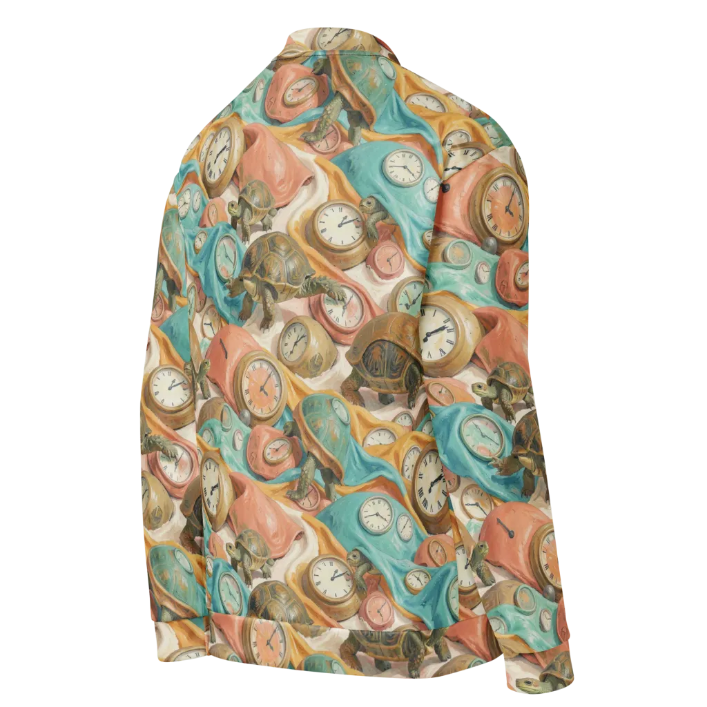 Tortoise O’clock on Bomber Jacket — Right Back