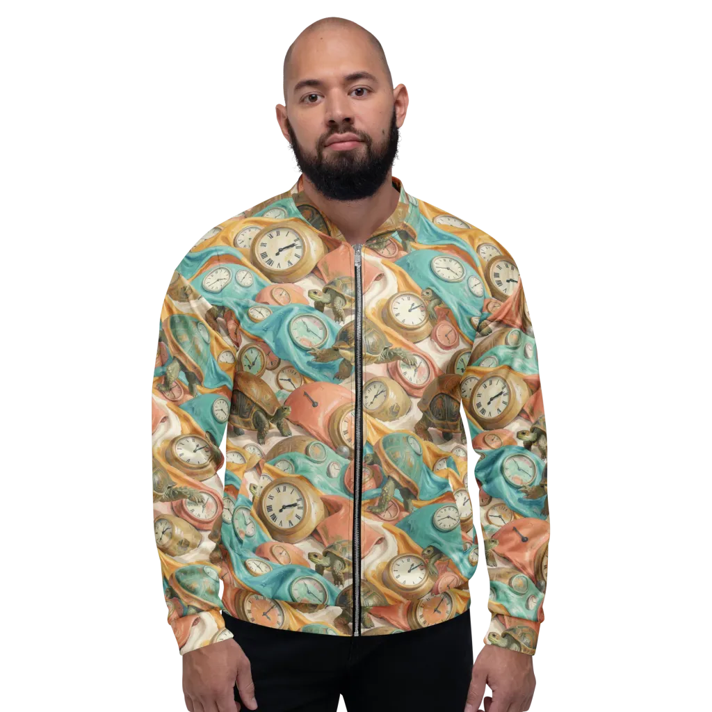 Tortoise O’clock on Bomber Jacket — Front