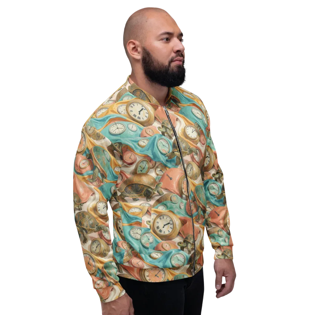 Tortoise O’clock on Bomber Jacket — Right
