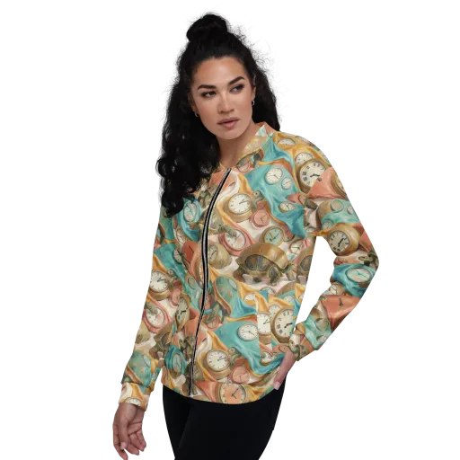 Tortoise O’clock on a Bomber Jacket