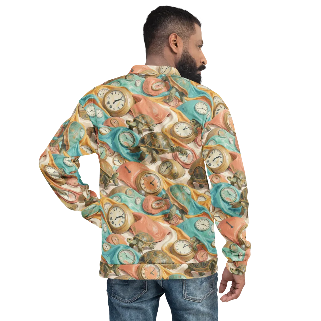 Tortoise O’clock on Bomber Jacket — Back