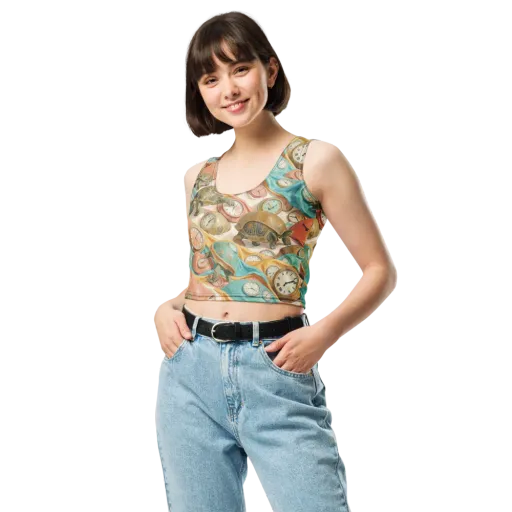 Tortoise O’clock on a Crop Top