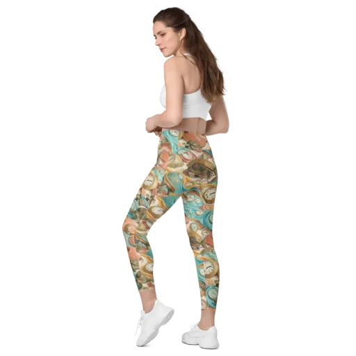 Tortoise O’clock on a Leggings with Pockets