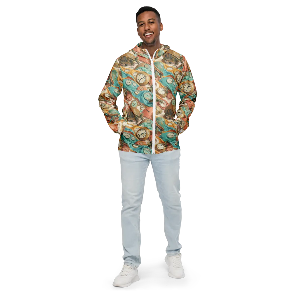 Tortoise O’clock on Men's Windbreaker — Front