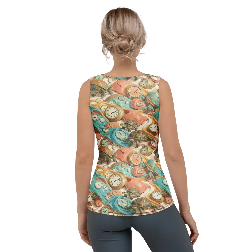 Tortoise O’clock on Women's Tank Top — Back