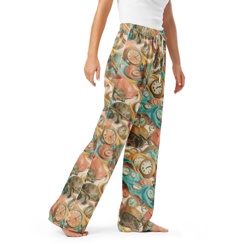 Tortoise O’clock on Women's Pajama Pants — Right Front