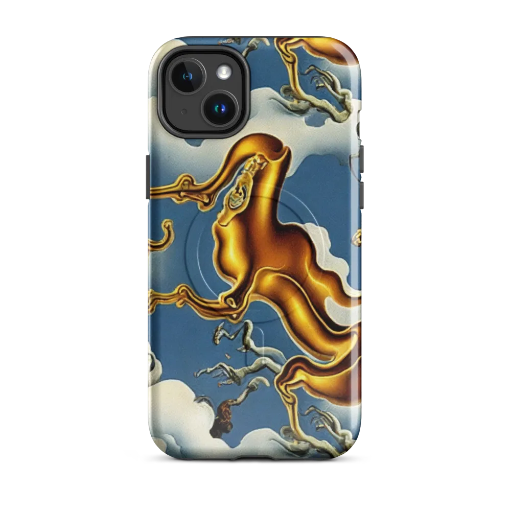 Gilded Cloud Serpents on MagSafe Tough Case for iPhone® — Front