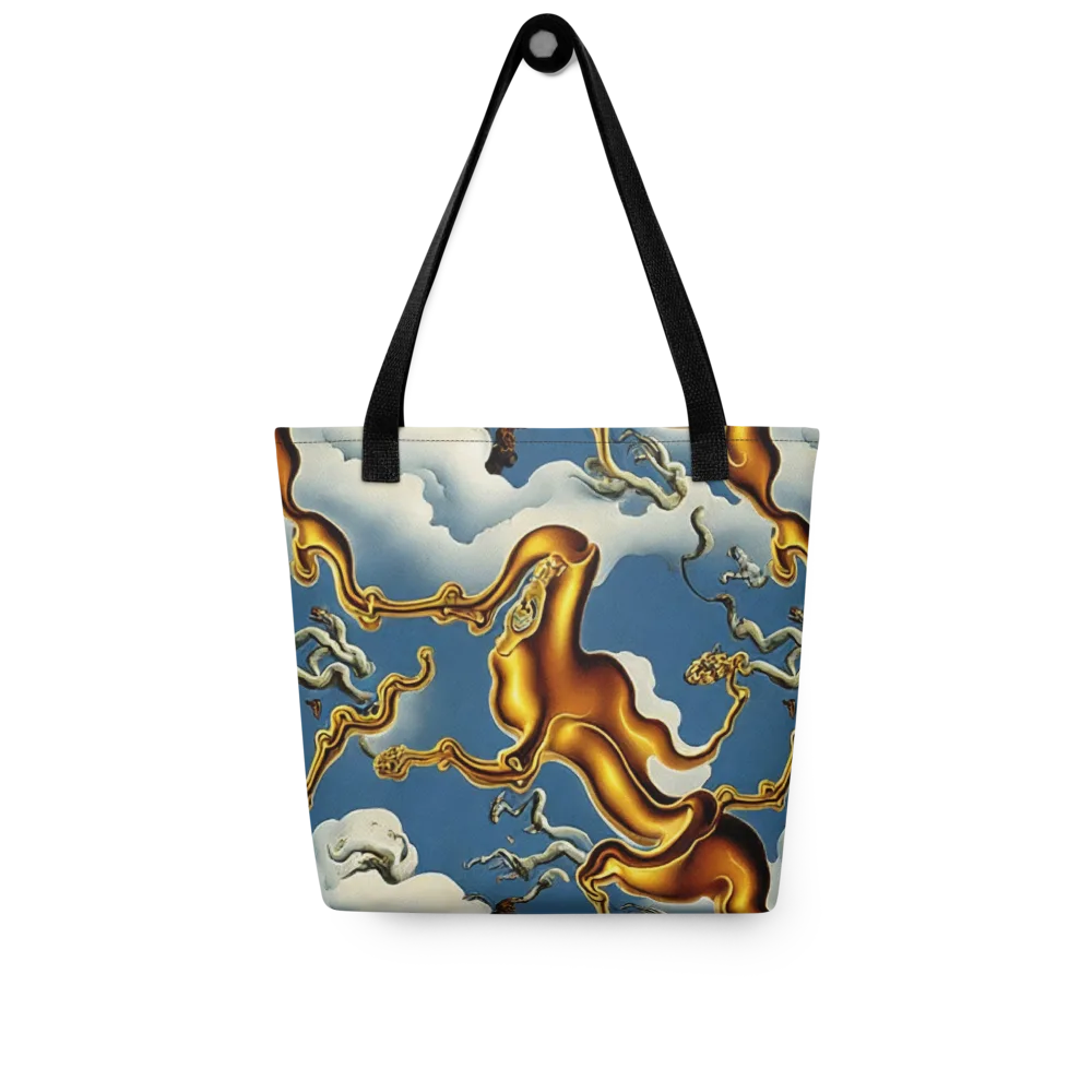 Gilded Cloud Serpents on Tote Bag — Front