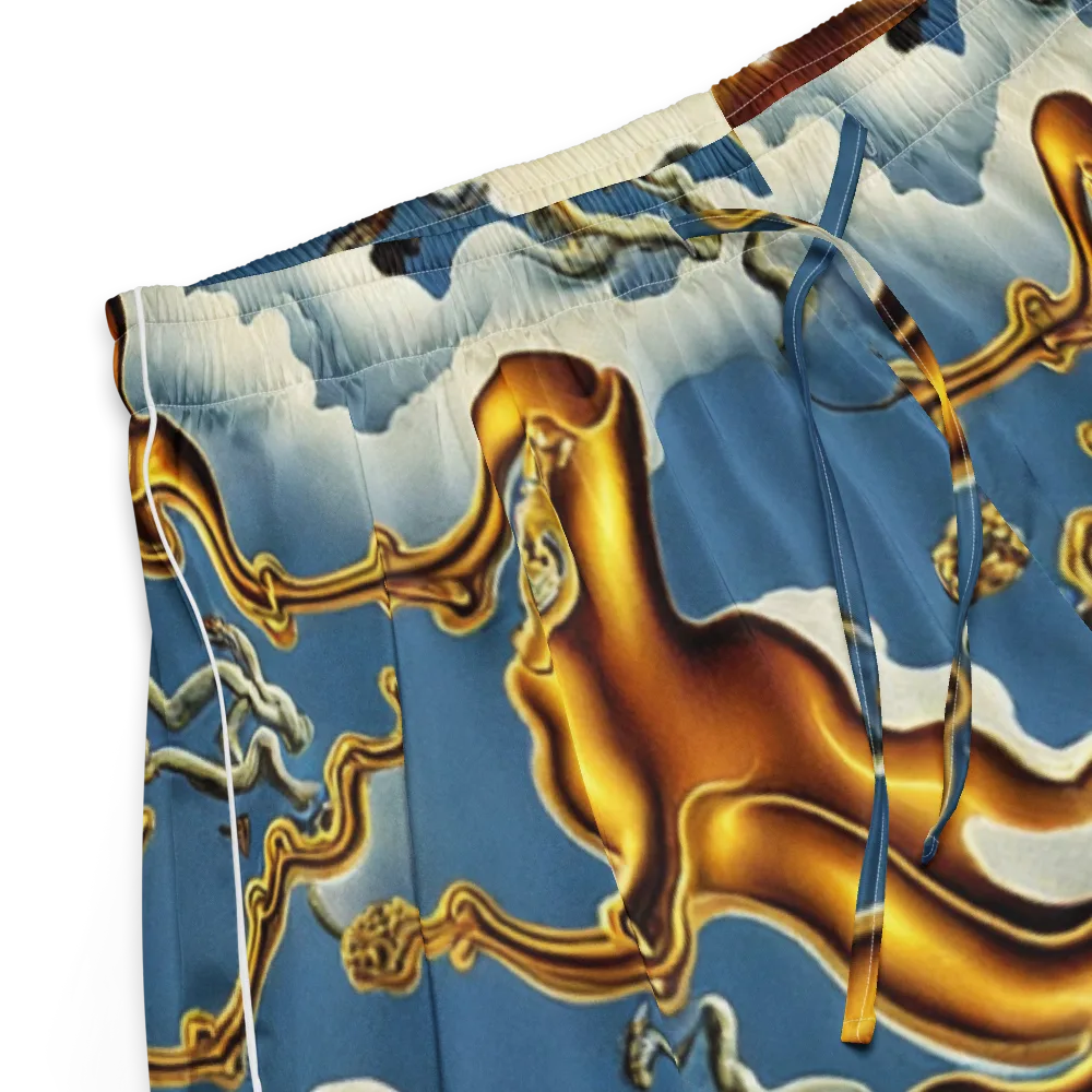 Gilded Cloud Serpents on Women's Pajama Shorts — Product details